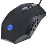 Ficha técnica e caractérísticas do produto Mouse Óptico VX Gamer Snake 1600DPI Preto LED Azul - Vinik