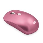 Ficha técnica e caractérísticas do produto Mouse Óptico Wireless Flat MS401 Rosa - OEX 1021705
