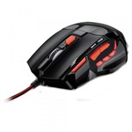 Ficha técnica e caractérísticas do produto Mouse Óptico Xgamer Fire Button USB 2400 DPI Preto/Vermelho Multilaser