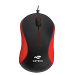 Ficha técnica e caractérísticas do produto Mouse Retrátil C3 Tech Ms 10rd Vermelho