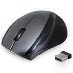 Ficha técnica e caractérísticas do produto Mouse Sem Fio 1200DPI M-W23BSI Preto/Prata - C3 Tech
