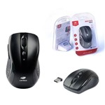 Ficha técnica e caractérísticas do produto Mouse Sem Fio 1600dpi M-w012bk Preto C3tech