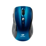 Ficha técnica e caractérísticas do produto Mouse Sem Fio 1600DPI M-W012BL Azul/Preto - C3 Tech