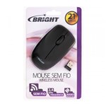Ficha técnica e caractérísticas do produto Mouse Sem Fio 2.4Ghz 800DPI Bright 0404