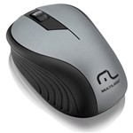 Ficha técnica e caractérísticas do produto Mouse Sem Fio 2.4GHZ USB 1200DPI Grafite/Preto MO213 - Multilaser
