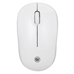Ficha técnica e caractérísticas do produto Mouse Sem Fio Branco - 0473 - Bright