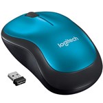 Ficha técnica e caractérísticas do produto Mouse Sem Fio Logitch M185 - Azul - Logitech