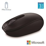 Ficha técnica e caractérísticas do produto Mouse Sem Fio Mobile Usb Preto Microsoft - U7Z-00008