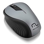 Ficha técnica e caractérísticas do produto Mouse Sem Fio Multilaser 2.4 GHz MO213 - Preto/Grafite