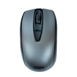 Ficha técnica e caractérísticas do produto Mouse Sem Fio Oex Moby, Preto/Chumbo - MS407