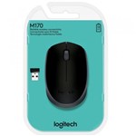 Ficha técnica e caractérísticas do produto Mouse Sem Fio Preto/Cinza Logitech M170