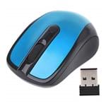 Ficha técnica e caractérísticas do produto Mouse Sem Fio Wireless Cor:Azul