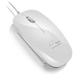 Ficha técnica e caractérísticas do produto Mouse Slim Colors USB 800DPI Branco MO168 - Multilaser