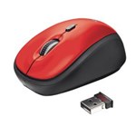 Ficha técnica e caractérísticas do produto Mouse Trust Yvi Wireless Vermelho