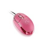 Ficha técnica e caractérísticas do produto Mouse USB classic 1200 dpi rosa MO002 Multilaser