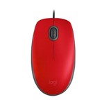 Ficha técnica e caractérísticas do produto Mouse USB M110 Silent Logitech Vermelho 910-05492