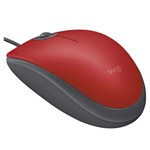 Ficha técnica e caractérísticas do produto Mouse USB M110 Silent Vermelho Logitech