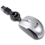 Ficha técnica e caractérísticas do produto Mouse - USB - Micro Traveler (Cabo Retrátil) - Prata - 31010100102