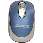Ficha técnica e caractérísticas do produto Mouse USB Óptico Azul - Maxprint