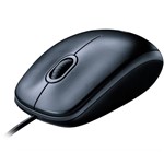 Ficha técnica e caractérísticas do produto Mouse USB Optico Preto Logitech - M100