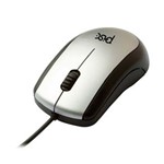 Ficha técnica e caractérísticas do produto Mouse USB Óptico PS2 Prata Pisc 1806