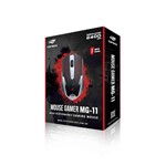 Ficha técnica e caractérísticas do produto Mouse Usb Preto Game Mg-11bsi - C3Tech