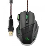 Ficha técnica e caractérísticas do produto Mouse Warrior Gamer 7 Botões 3200 DPI USB Preto - MO207 - Multilaser