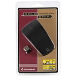 Ficha técnica e caractérísticas do produto Mouse Wireless Clamshell 0979 USB - Preto - Leadership
