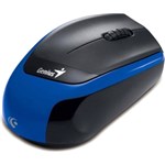 Ficha técnica e caractérísticas do produto Mouse Wireless DX-7020 Preto e Azul 1200 DPI - Genius