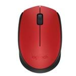 Ficha técnica e caractérísticas do produto Mouse Wireless Logitech M170 Optico (Vermelho)