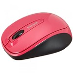 Ficha técnica e caractérísticas do produto Mouse Wireless Microsoft 3500 - Rosa, Sem Fio