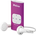 Ficha técnica e caractérísticas do produto MP3 4GB, Entrada USB 1.1 / 2.0 - PH310 - Rosa e Branco - Philco