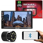 Ficha técnica e caractérísticas do produto MP3 MP5 Autmotivo Shutt Chicago TV 2 Din 7 Polegadas USB Bluetooth + Câmera Ré Visão Noturna 8 LEDs