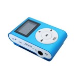Ficha técnica e caractérísticas do produto MP3 Player com Visor Entrada SD CARD AZUL