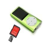 Ficha técnica e caractérísticas do produto Mp4 Player Colors Verde E Cartão De Memória 8gb Sandisk