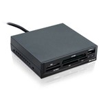 Ficha técnica e caractérísticas do produto Multilaser Leitor de Cartão INTERNO 30 em 1 USB 2.0 AC069