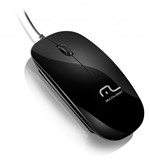 Ficha técnica e caractérísticas do produto Multilaser Mouse Óptico Colors Slim USB Black Piano MO166