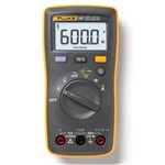 Ficha técnica e caractérísticas do produto Multímetro Digital 3 ½ Dígitos Tensão/Corrente AC/DC CAT III 600V Fluke-107