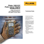 Ficha técnica e caractérísticas do produto Multímetro Digital 3 ½ Dígitos Tensão/Corrente AC/DC CAT III Fluke-106