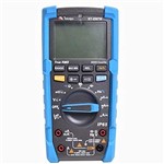 Ficha técnica e caractérísticas do produto Multímetro Digital Et2507 B Azul Minipa
