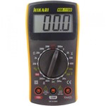 Ficha técnica e caractérísticas do produto Multímetro Digital HM1100 Amarelo/Cinza HIKARI - Hikari