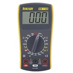 Ficha técnica e caractérísticas do produto Multímetro Digital HM1100 Amarelo/Cinza - Hikari