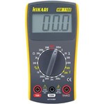 Ficha técnica e caractérísticas do produto Multímetro Digital Hm1100 Amarelo/Cinza Hikari