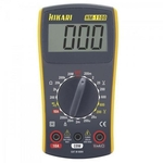 Ficha técnica e caractérísticas do produto Multímetro Digital HM1100 Amarelo/Cinza HIKARI