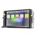 Multimídia Automotivo MP5 Player Tela de 7 Pol 2 Din Espelhamento com Celular Bluetooth USB SD - Knup