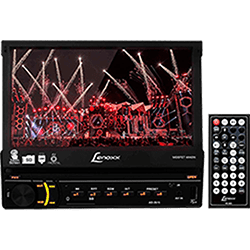 Ficha técnica e caractérísticas do produto Multimidia Media Player Lenoxx AD2615 Retratil com Tela de 7" USB com Rádio FM Entrada para Câmera de Ré e Cartão SD