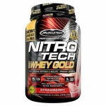 Ficha técnica e caractérísticas do produto Muscletech Nitro Tech Whey Gold Morango- - 2.5 lbs/ 1.02 Kg