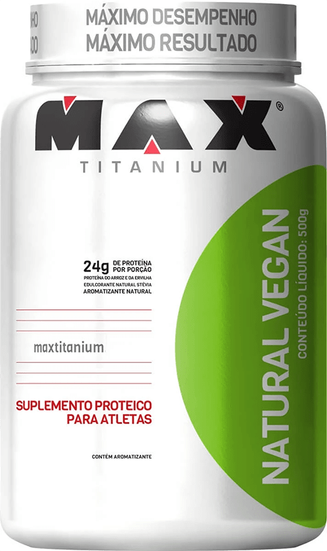 Ficha técnica e caractérísticas do produto Natural Vegan 500G - Max Titanium (Chocolate)