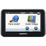Ficha técnica e caractérísticas do produto Navegador GPS Garmin Nuvi 40 com Tela de 4,3’’ Touch Screen, Alerta de Radar, Visualização de Cruzamentos e Sugestão de Faixa - Preto