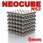Ficha técnica e caractérísticas do produto Neocubo Ímã De Neodímio Ø 5mm - 216 Esferas - Prata - Neocube